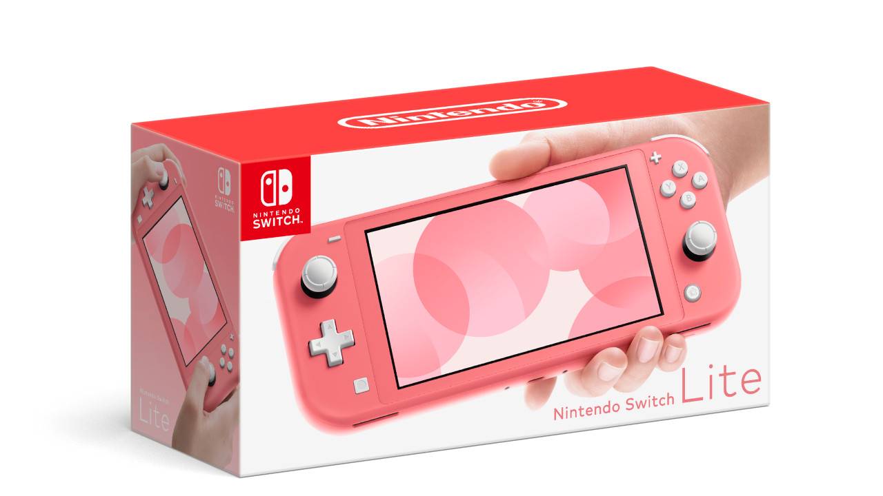 Switch Lite Goes Coral Pink For Spring And There S Some