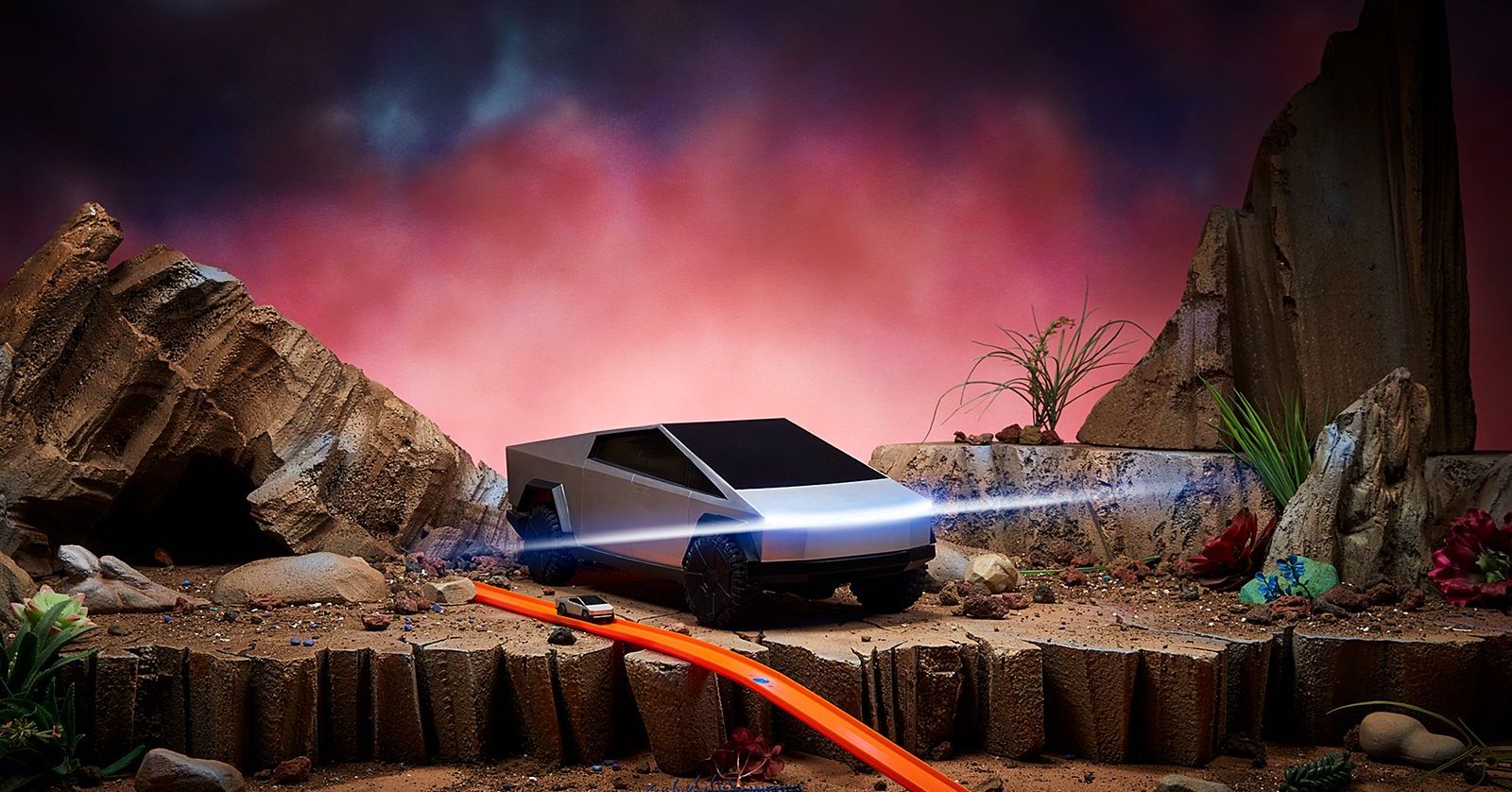 tesla cybertruck hotwheel