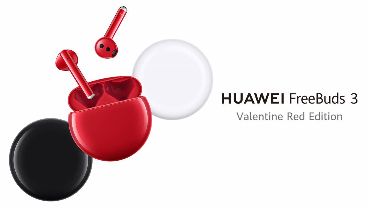 Huawei FreeBuds 3 go red for Valentine’s Day