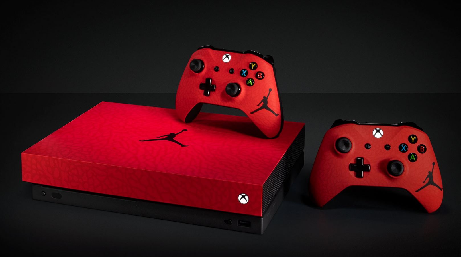 Jordan Brand Xbox One X is very red and very hard to get - SlashGear
