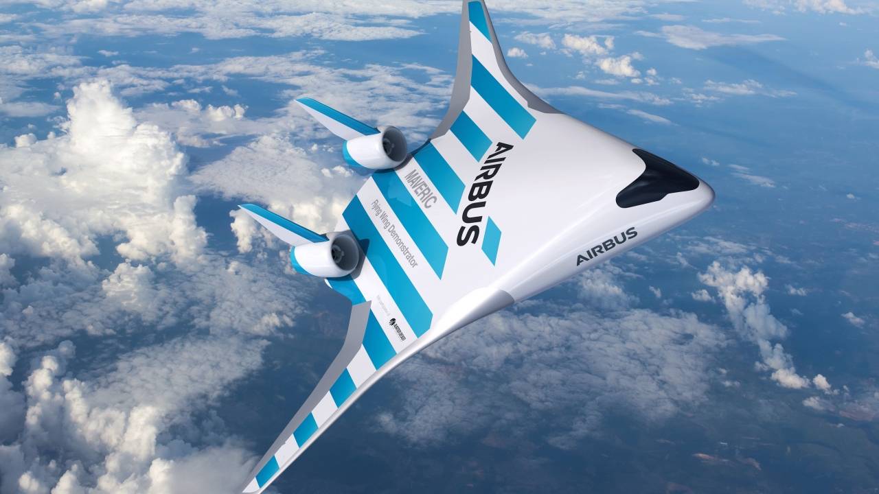 Airbus MAVERIC blended wing body plane promises better efficiency