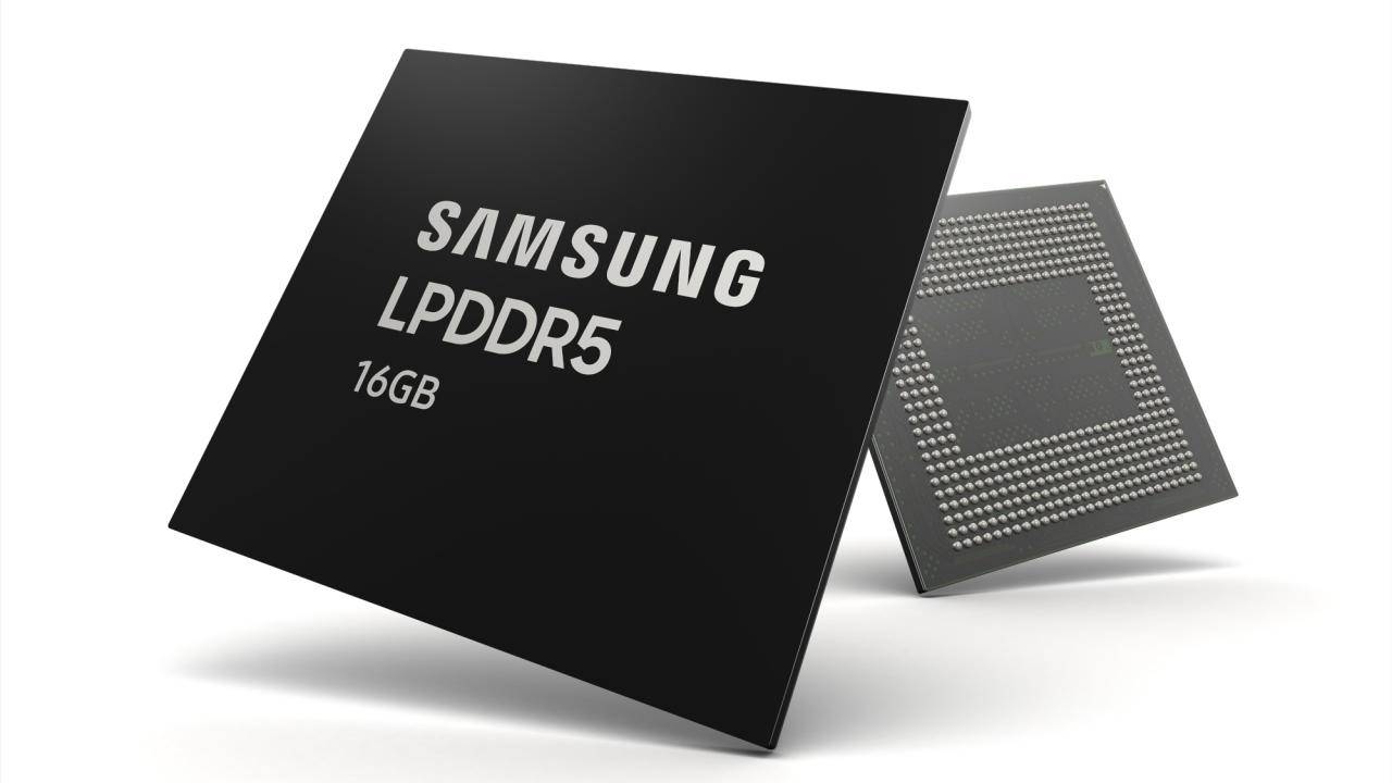 Samsung 16GB LPDDR5 RAM enters mass production to prepare phones for 5G