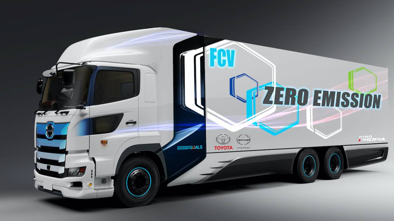 Toyota has a big hydrogen fuel-cell truck plan to cut CO2
