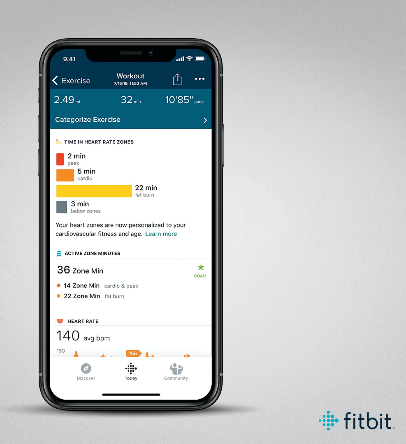 zone minutes fitbit