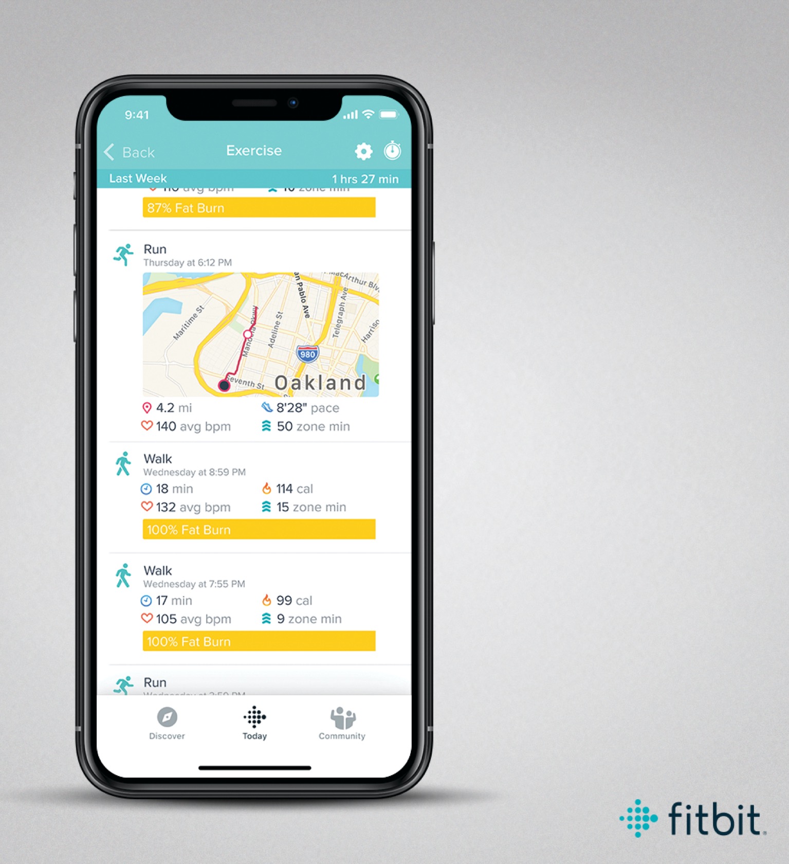 fitbit phone gps