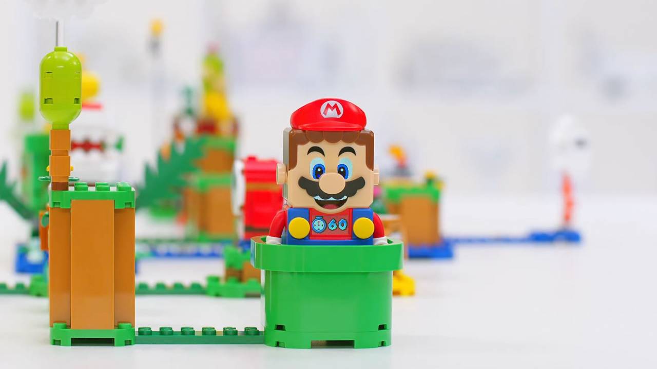 mario made out of legos