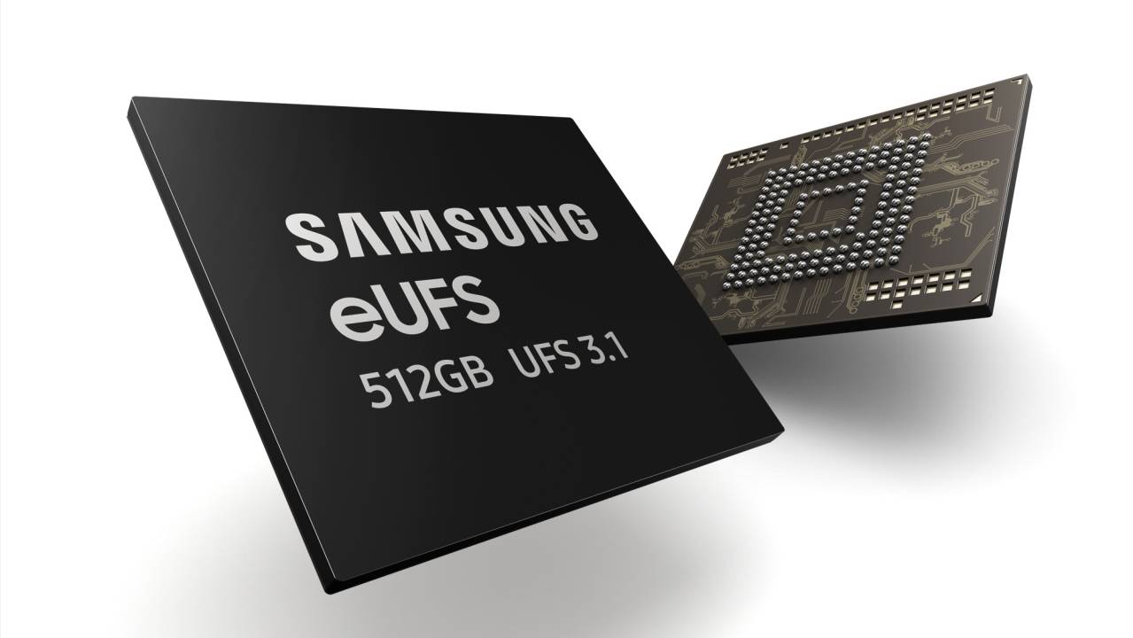 Samsung 512GB eUFS 3.1 storage for phones are now being mass-produced