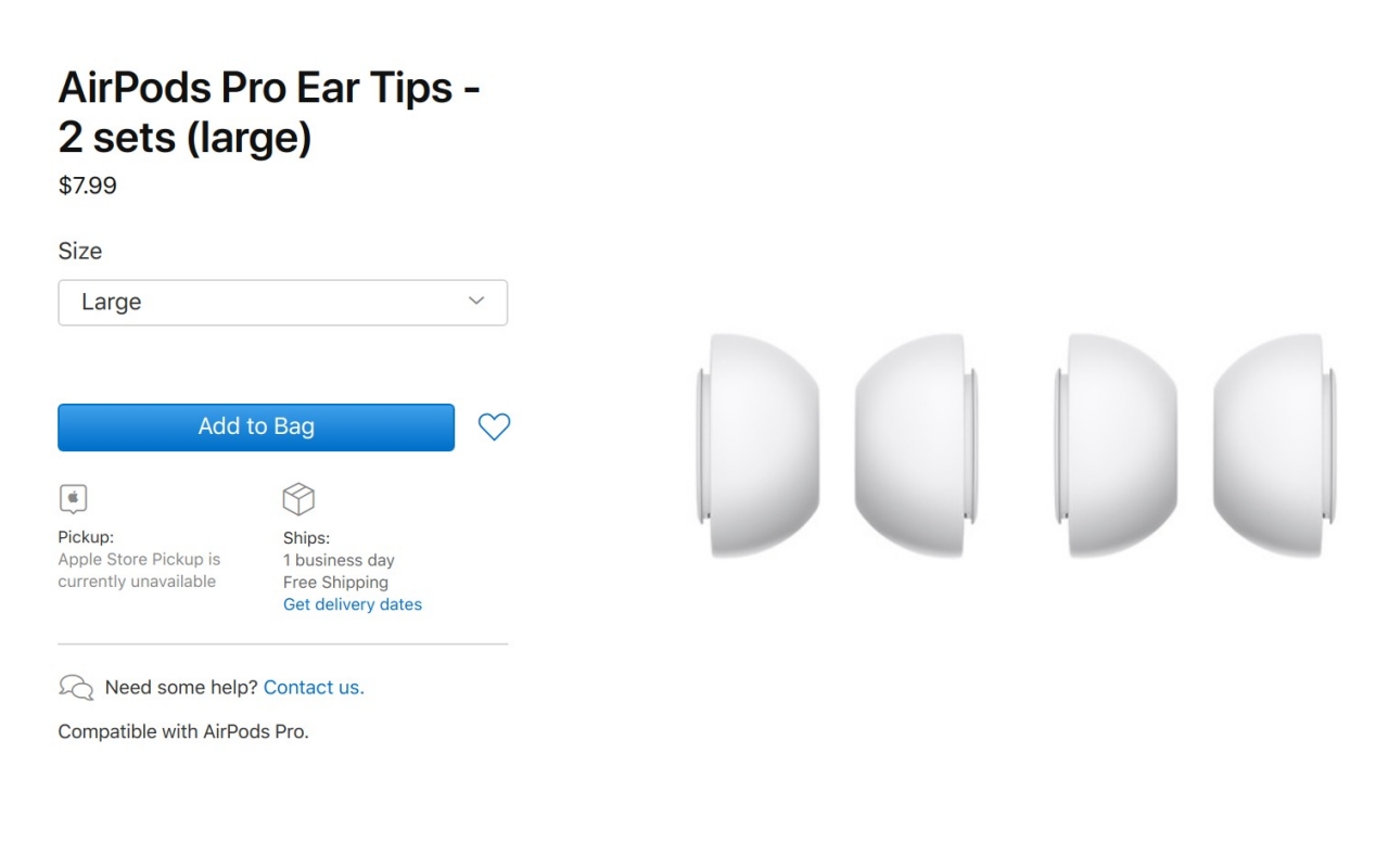 airpods pro in store pickup