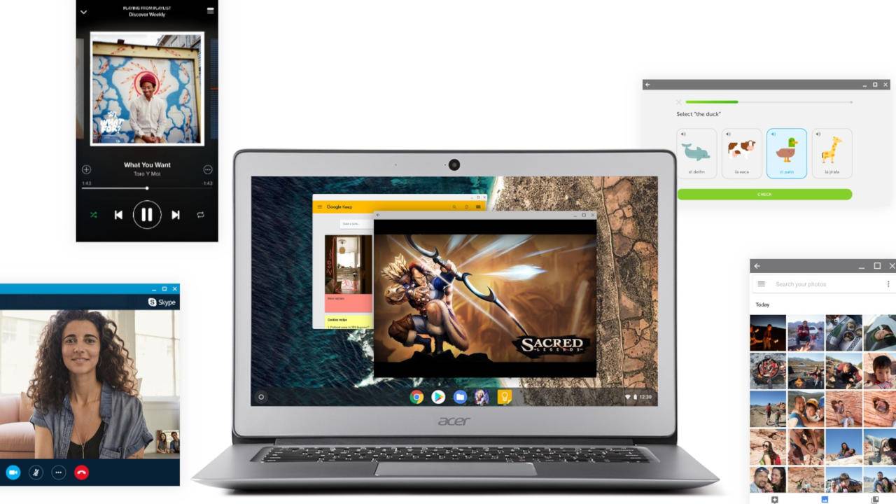 Chromebook Google Play Store installing web app versions of Android apps