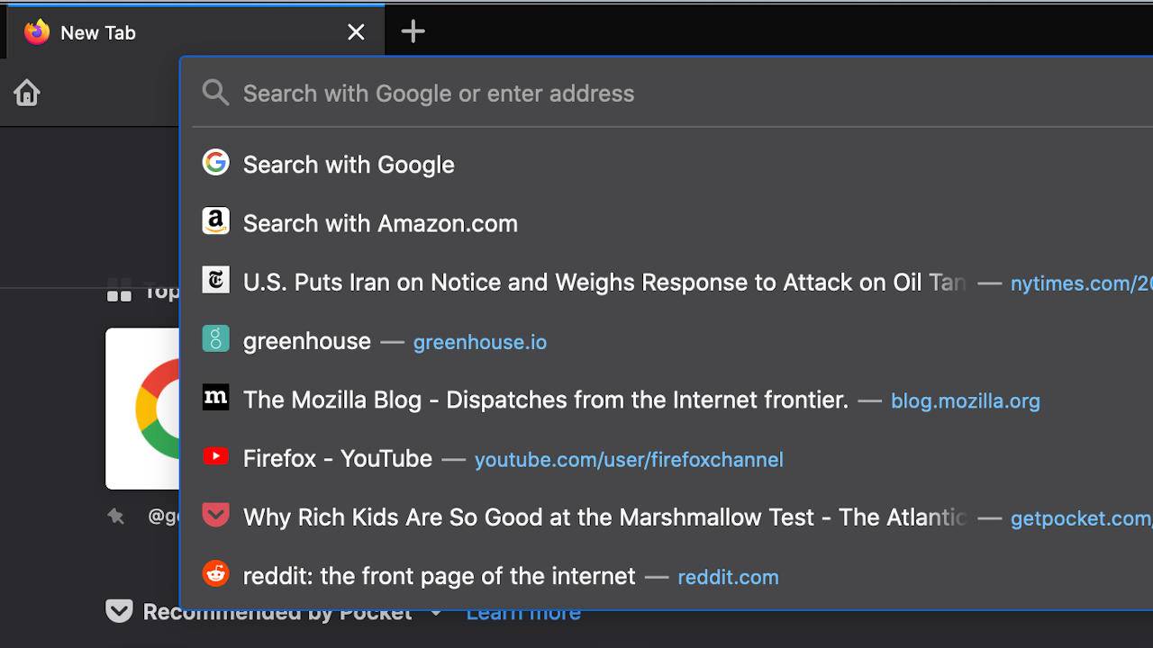 Firefox Search Bar gets an upgrade in version 75