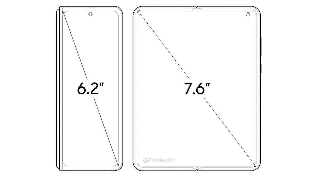 galaxy fold 2 dimensions