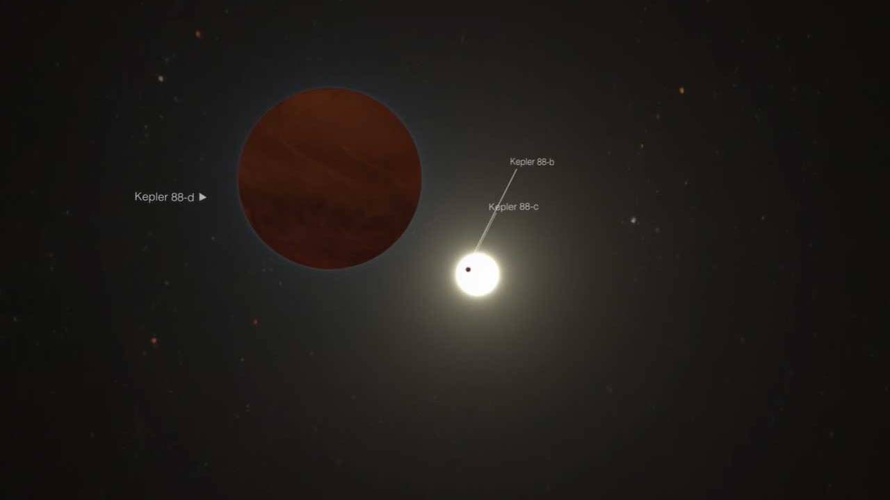 Scientists discovered a distant planet three times the mass of Jupiter
