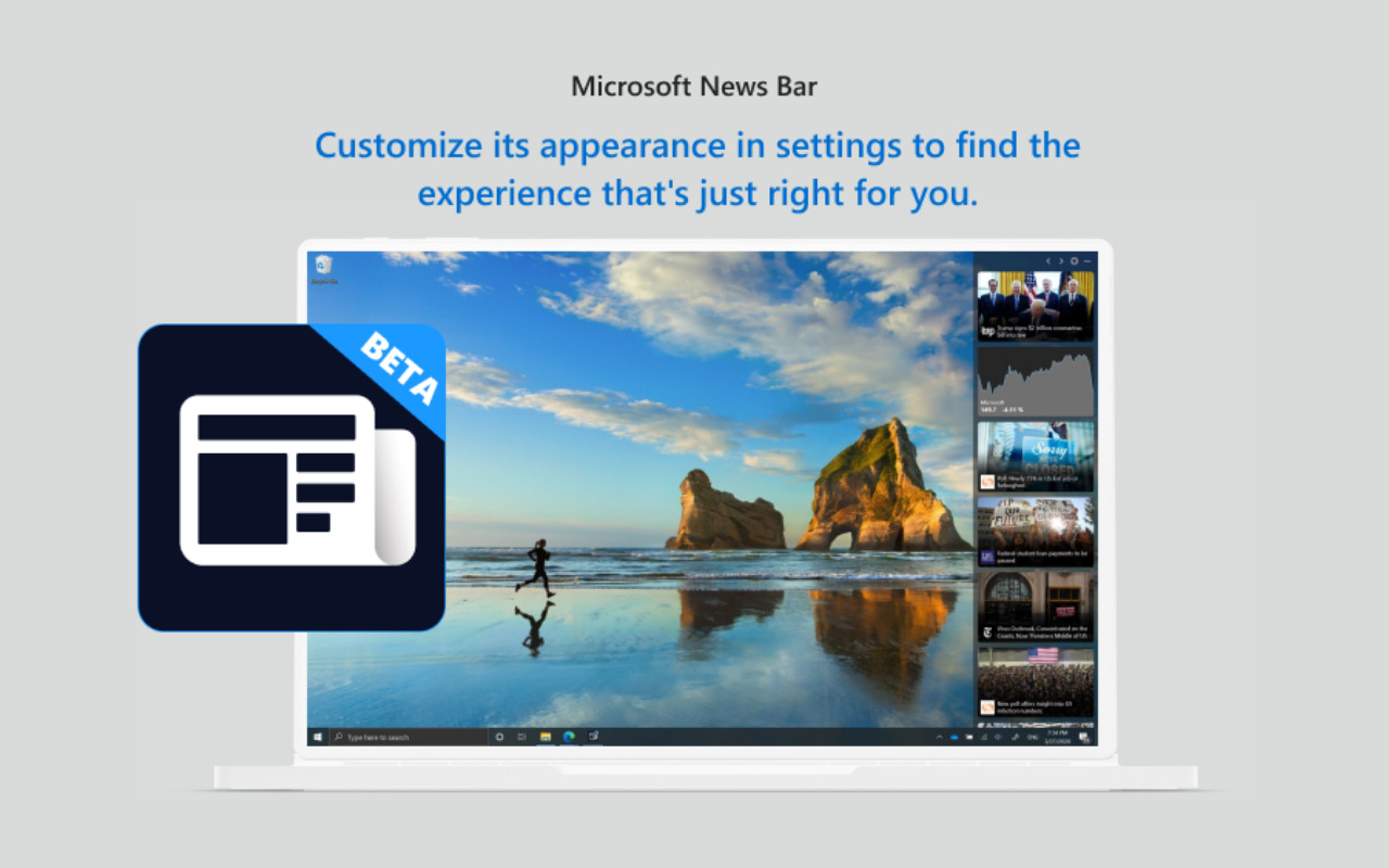 Windows 10 Insider Preview introduces a News Bar side panel SlashGear