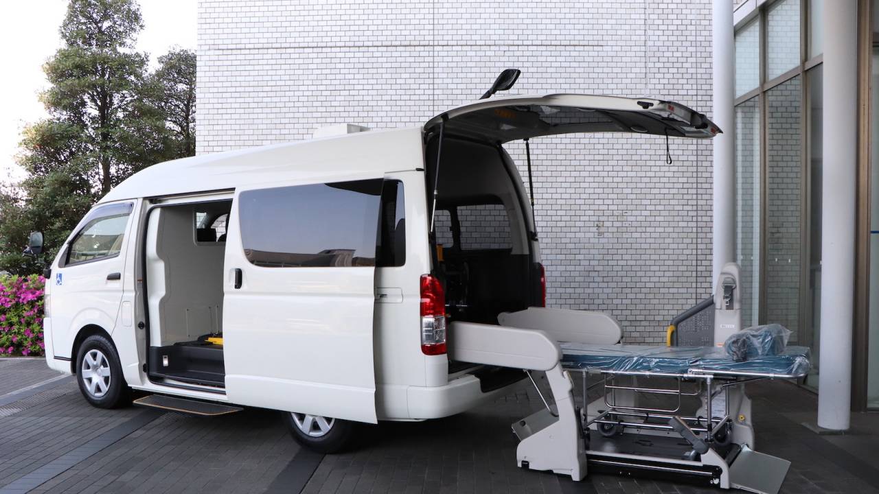 Toyota unveils custom COVID-19 ambulance and patent tech freeze