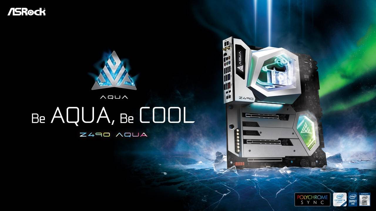 ASRock Z490 AQUA is a limited-edition water-cooled motherboard for gamers