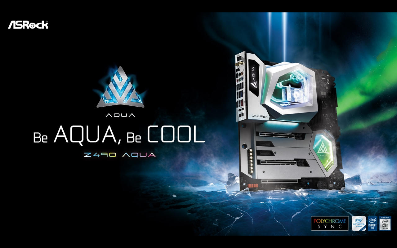 Asrock Z490 Aqua Is A Limited Edition Water Cooled Motherboard For Gamers Slashgear