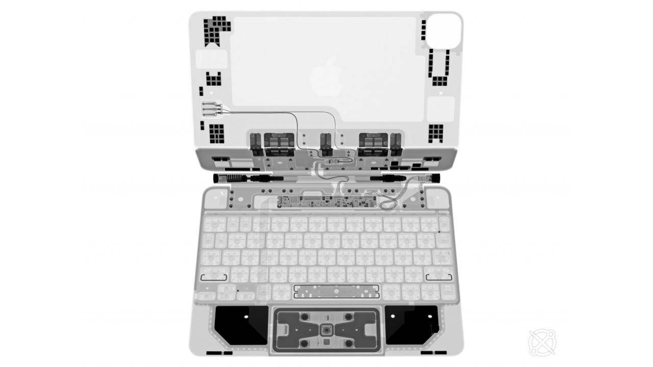 iPad Pro Magic Keyboard iFixit X-Ray reveals a very busy accessory