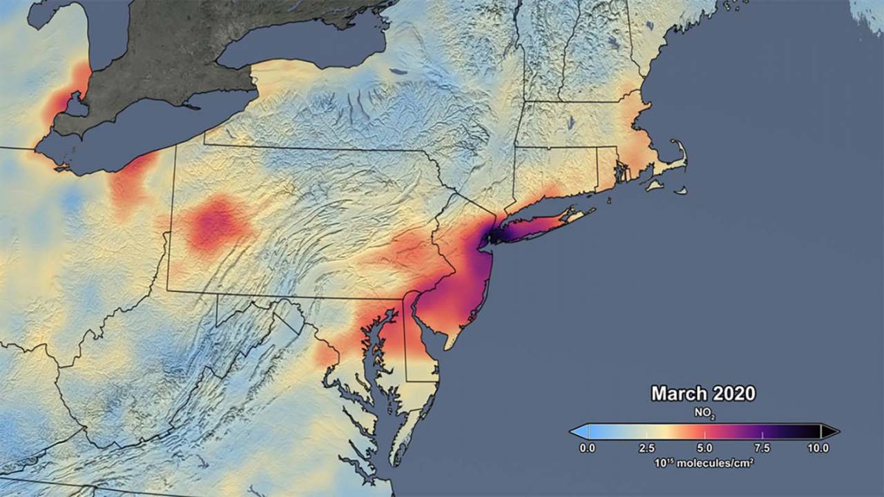 NASA-funded studies investigate the pandemic’s impact on Earth
