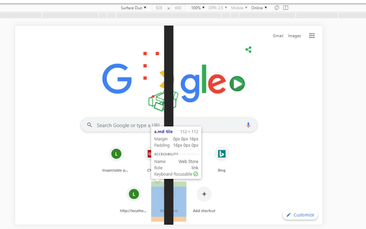 Chrome coding. Chrome coding