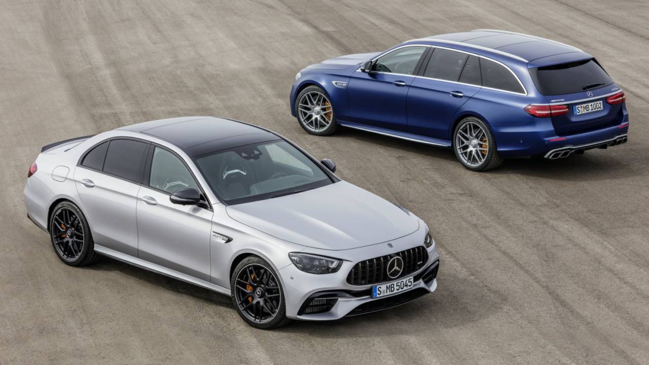 21 Mercedes Amg E 63 S Sedan And Wagon Take On M5 And Rs6 Avant Slashgear