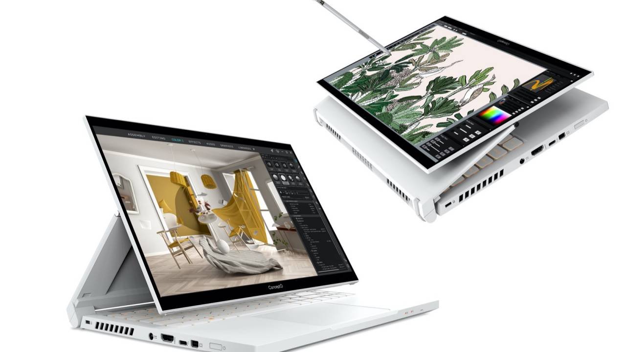 Acer ConceptD 2020 PCs include potent convertible for graphics pros