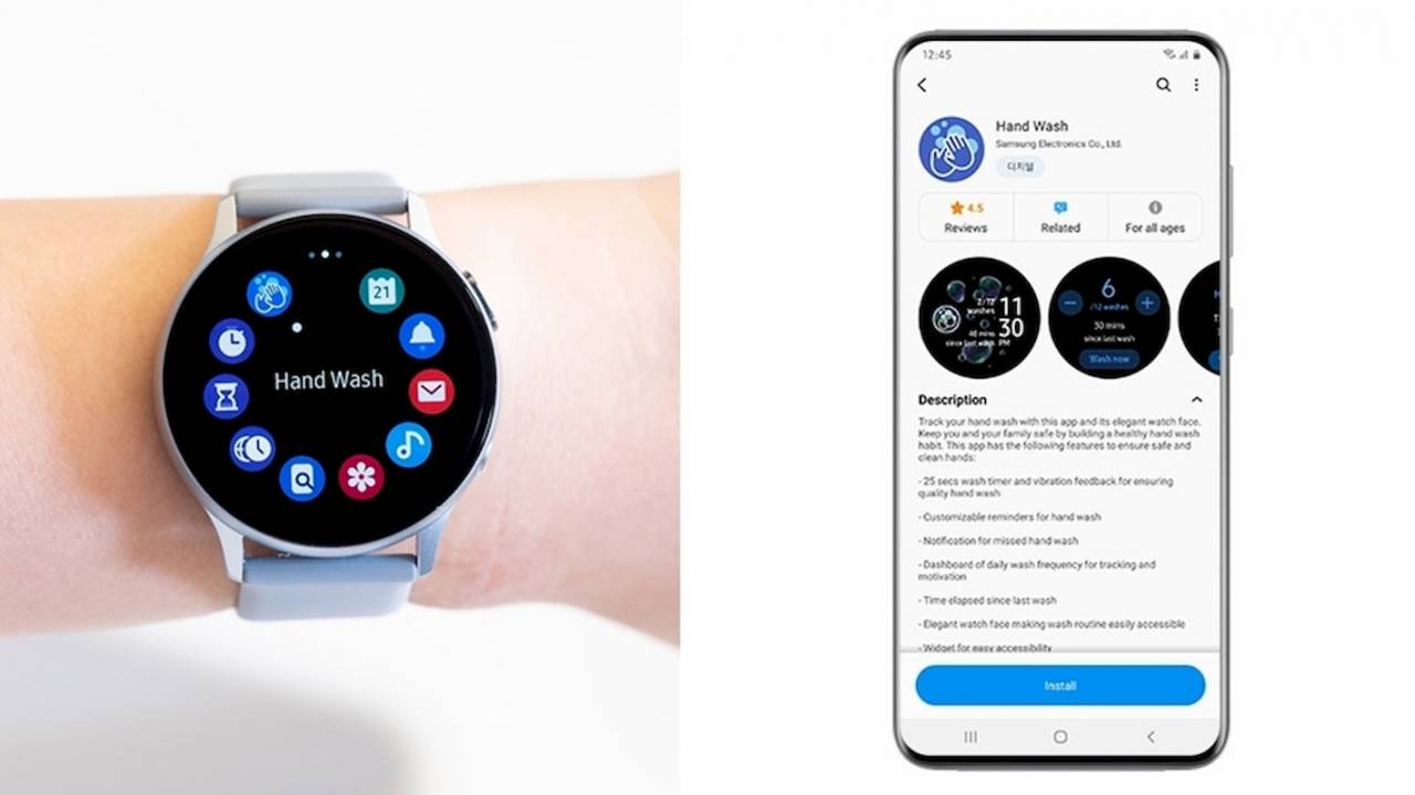 Samsung watch включить