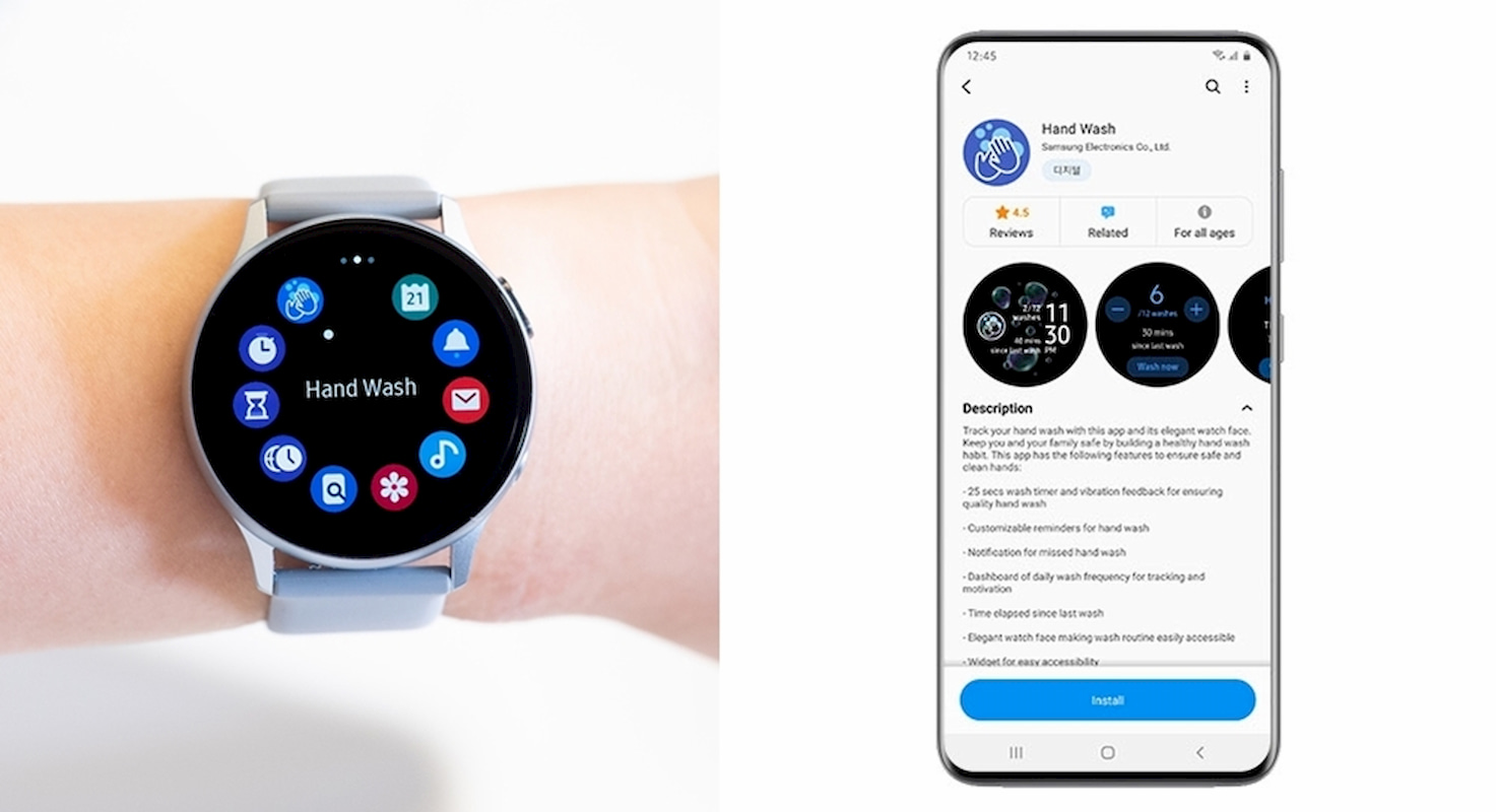 samsung gear sport interval timer