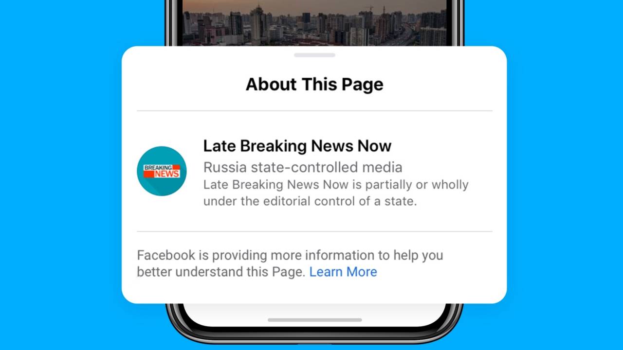 Facebook labels state-controlled media ahead of US elections