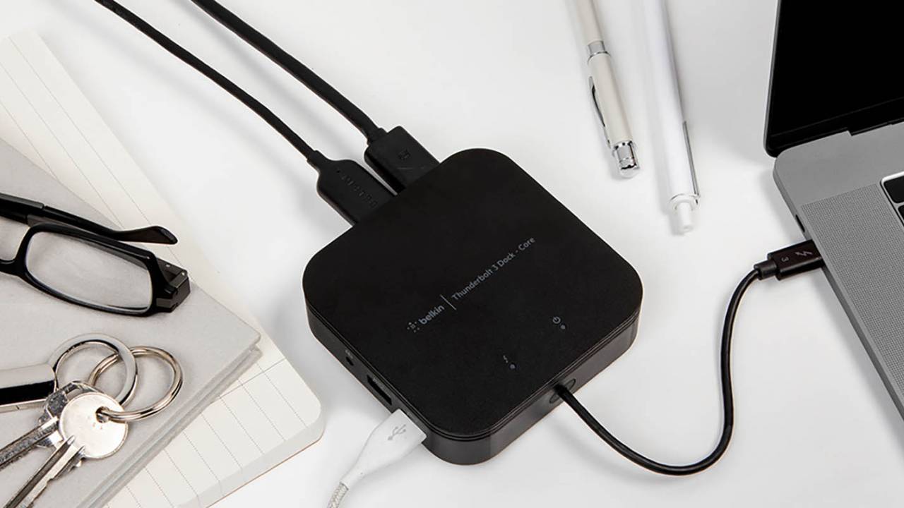 Belkin Thunderbolt 3 Dock Core supports dual 4K 60Hz monitors