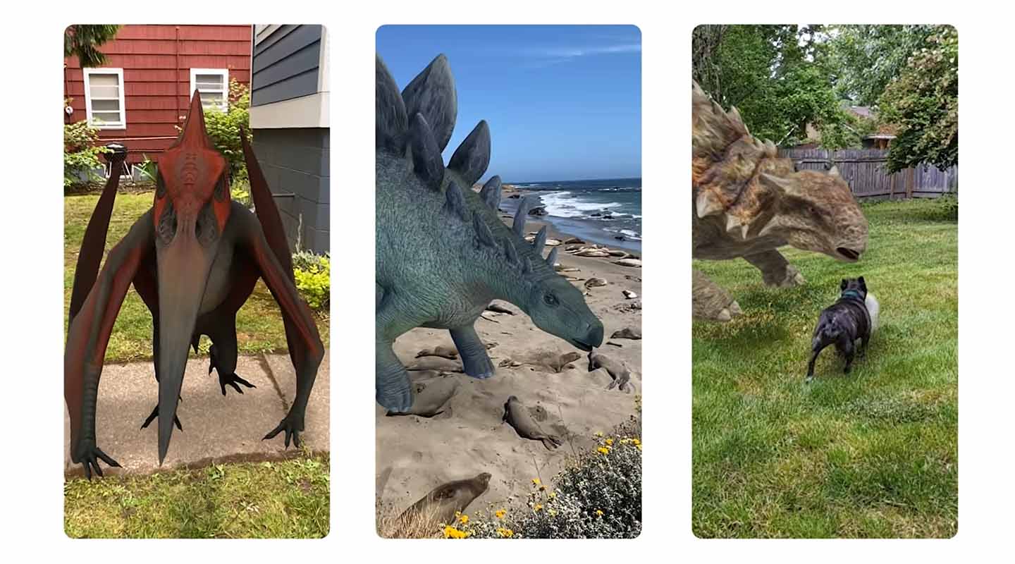 google dinosaurs