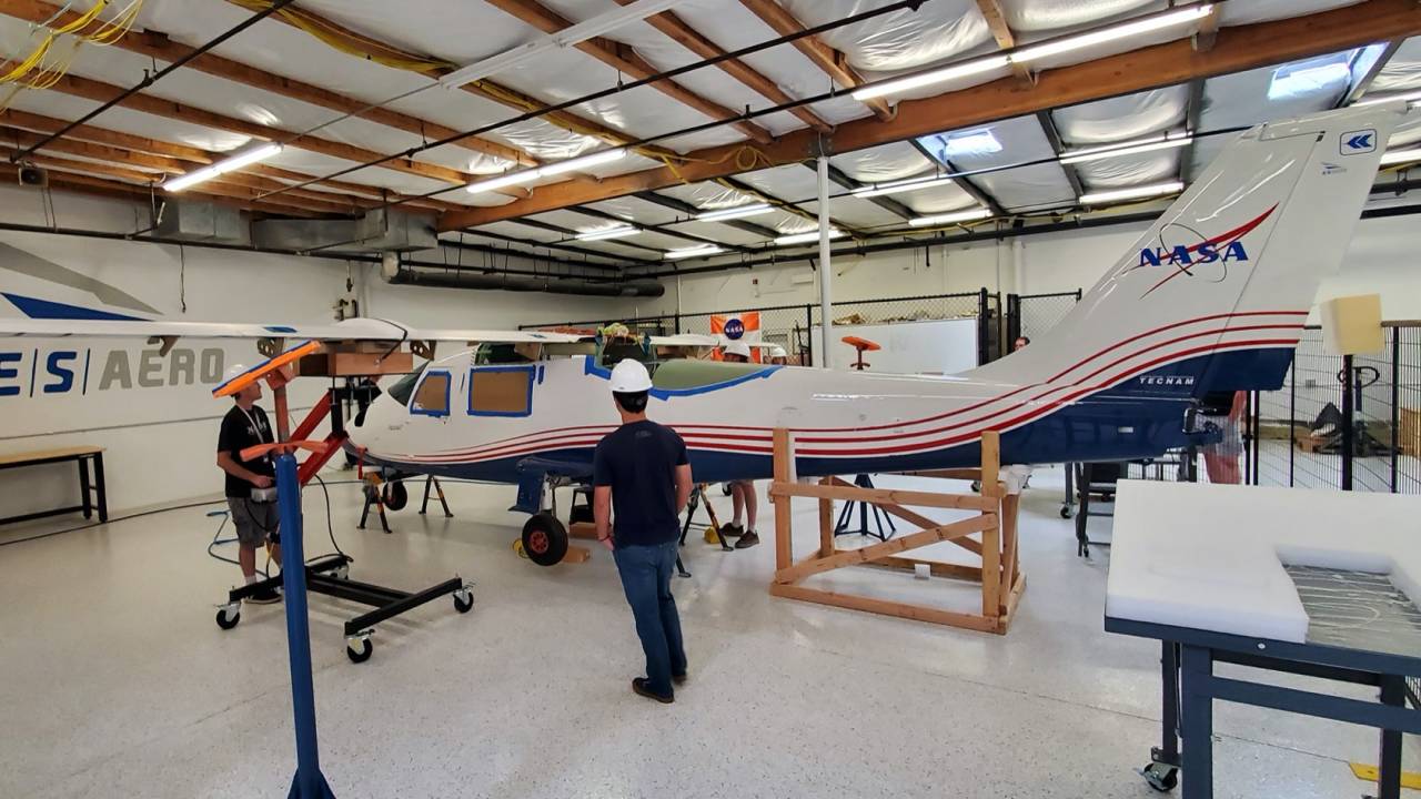 Looks are deceiving with this NASA X-57 all-electric plane