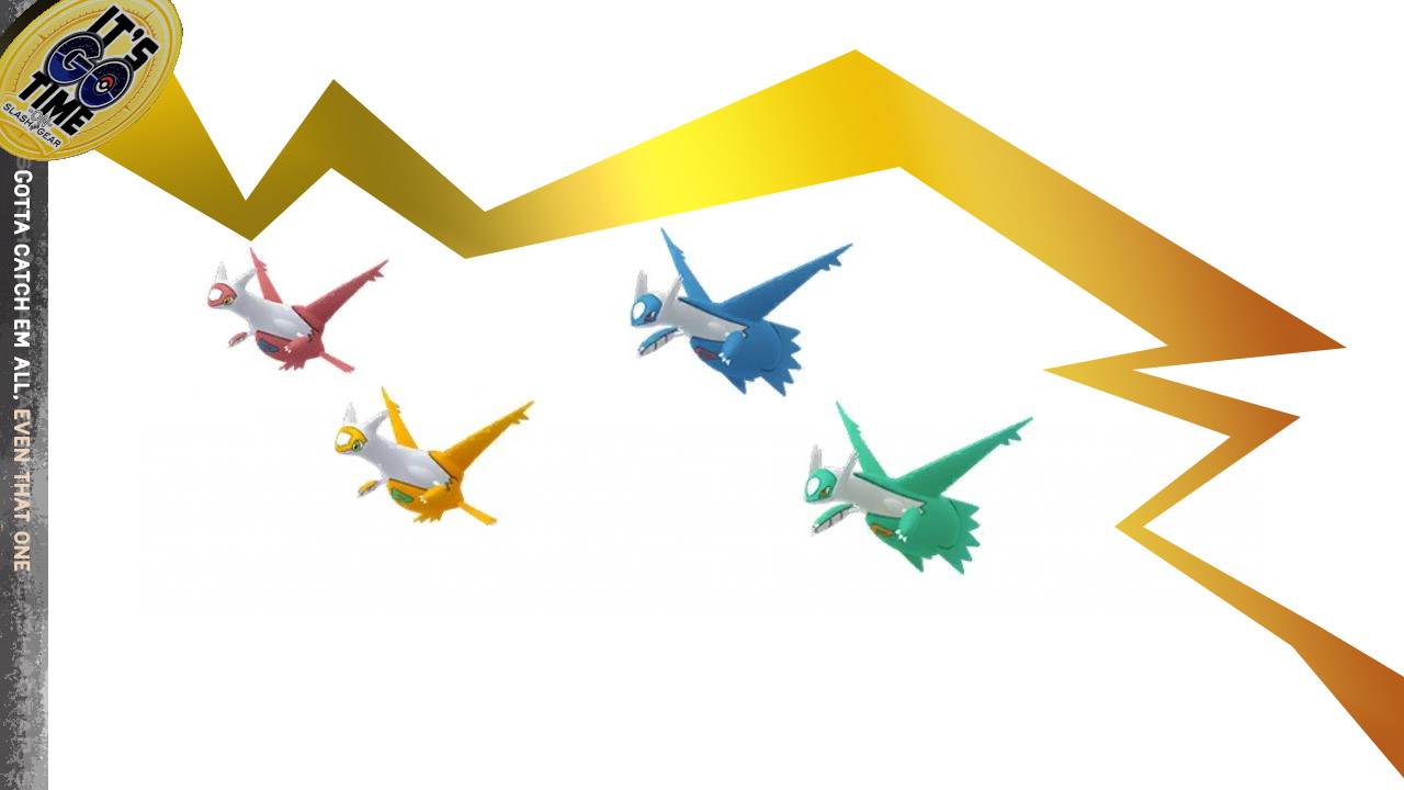 Shiny Pokemon Go Latios And Latias Raid Weakness Time Notes Slashgear - roblox pokemon legends how to get latias 2021