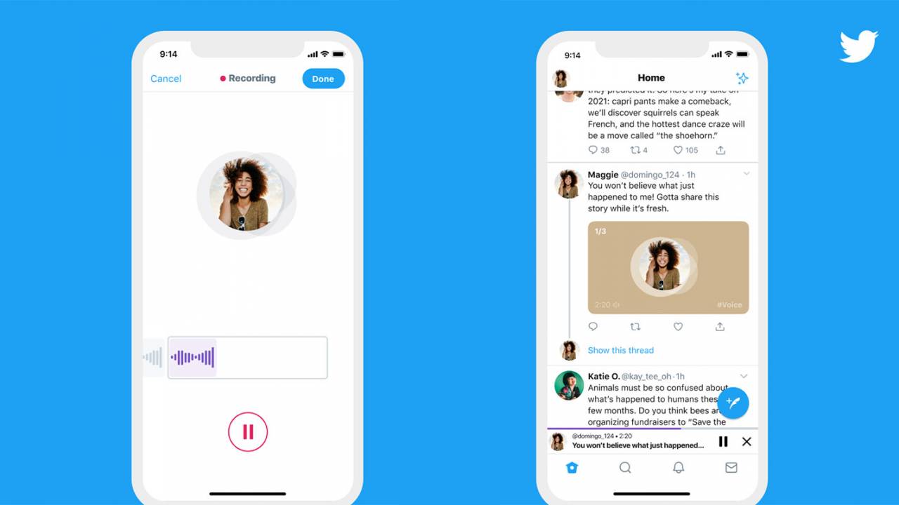 Twitter’s latest iOS feature test lets users share audio clips