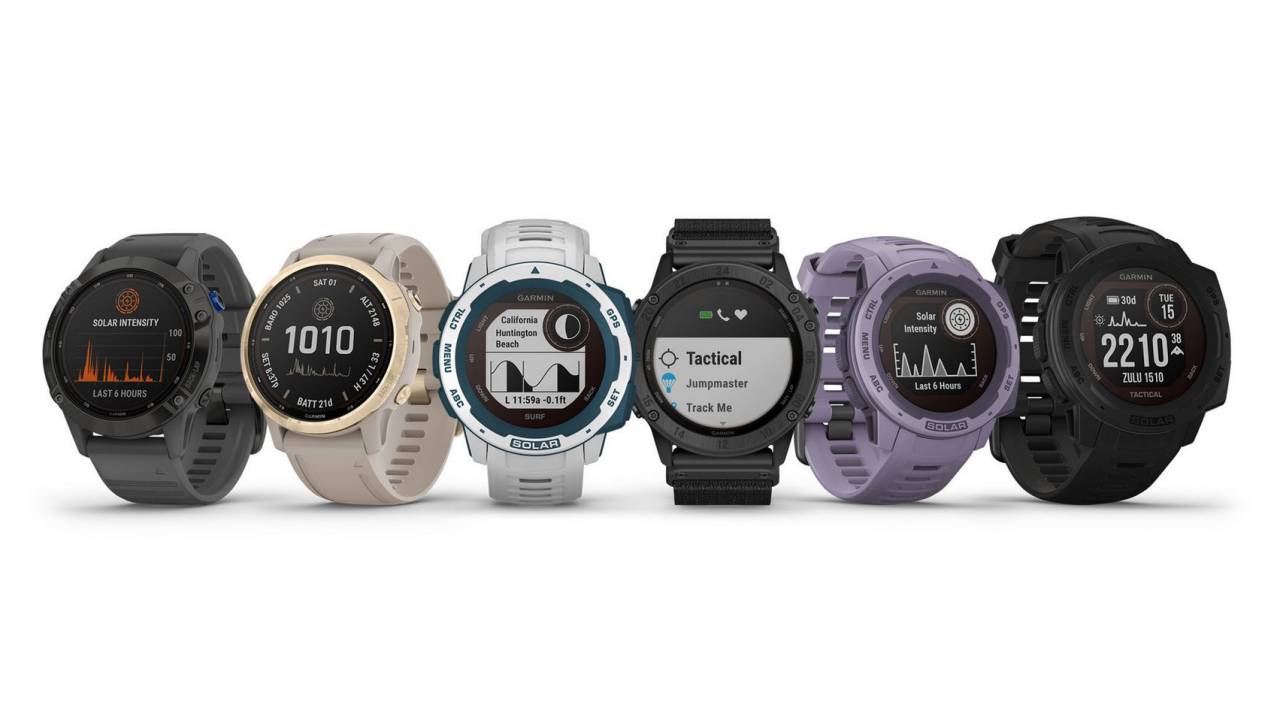 garmin solar powered watch