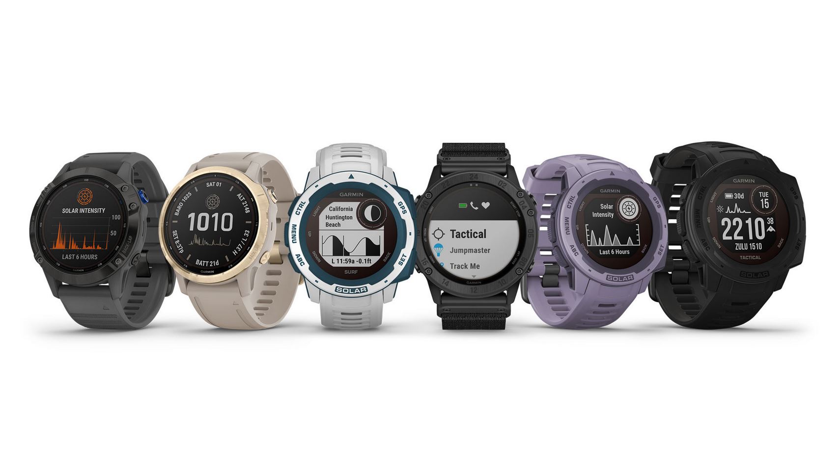solar powered garmin smartwatch