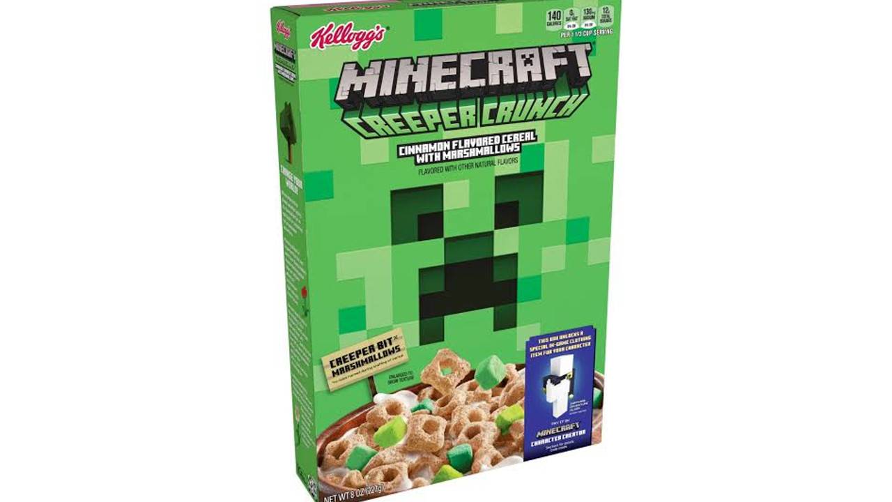 Minecraft is so big it’s getting a breakfast cereal