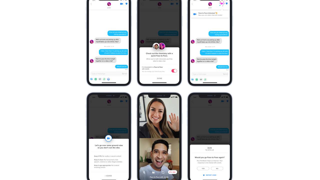 Tinder Face to Face video chat helps you get loved-up in lockdown