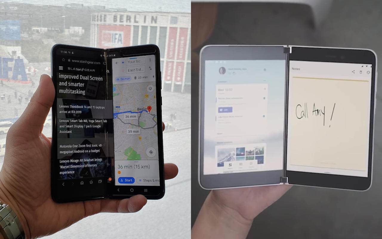 Galaxy Z Fold 2 Vs Surface Duo Who Will Fold And Who Will Win Slashgear