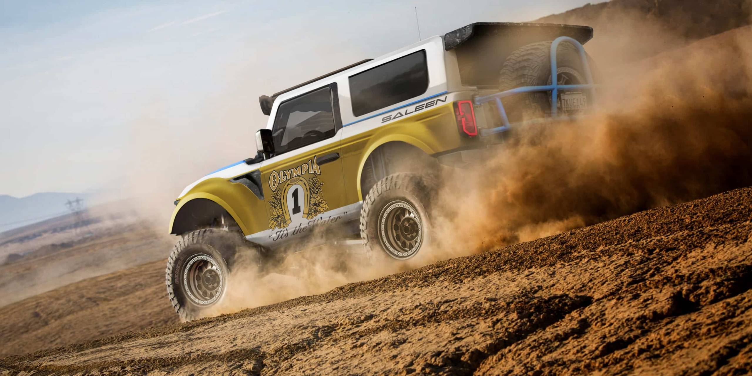 Ford Bronco By Saleen Pays Homage To Baja Winning Big Oly Bronco Slashgear Ford Bronco By Saleen Pays Homage To Baja Winning Big Oly Bronco Slashgear