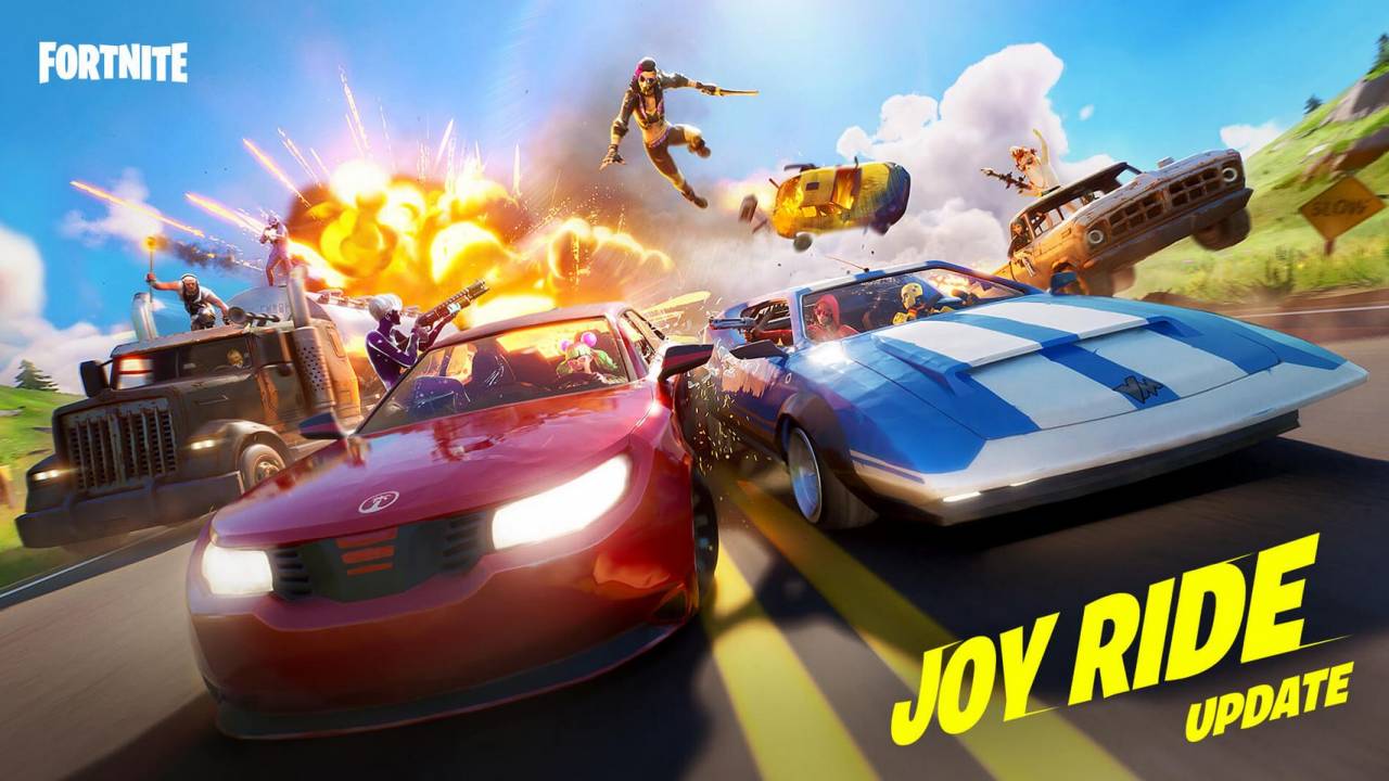 Fortnite v13.40 update adds four different cars to take on a joy ride