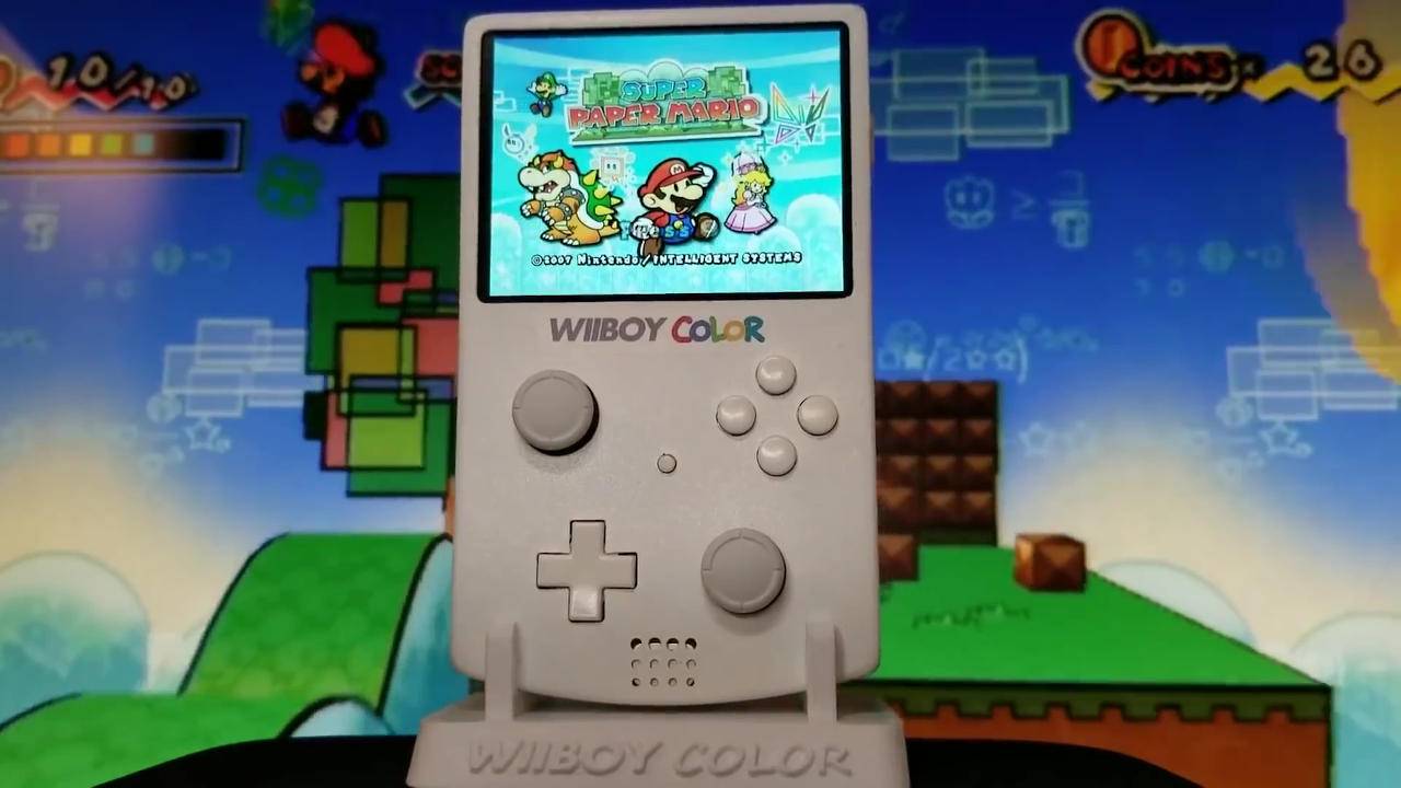 Nintendo Wii Made Portable In A Game Boy Color Mod Slashgear