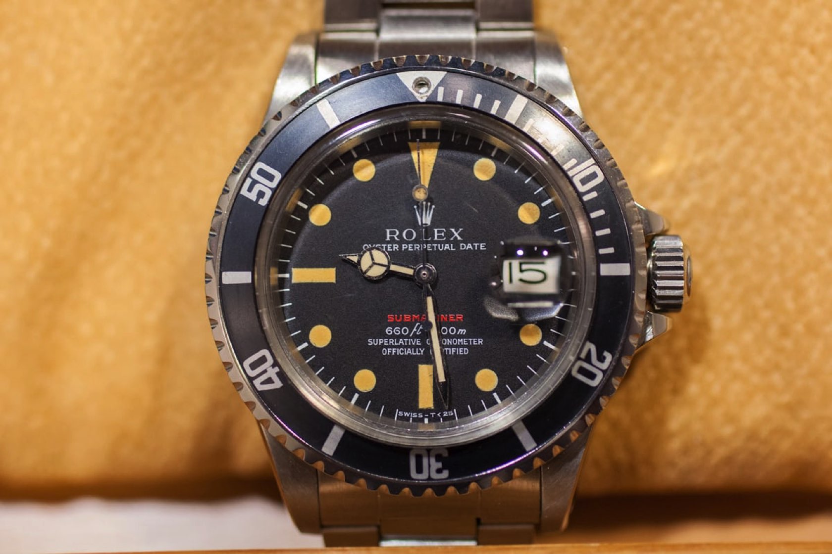 rolex tritium dial