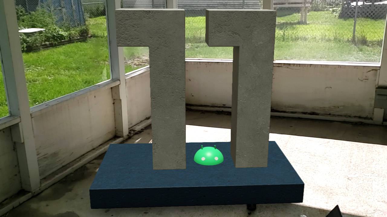 The Android 11 statue is here, there, and everywhere