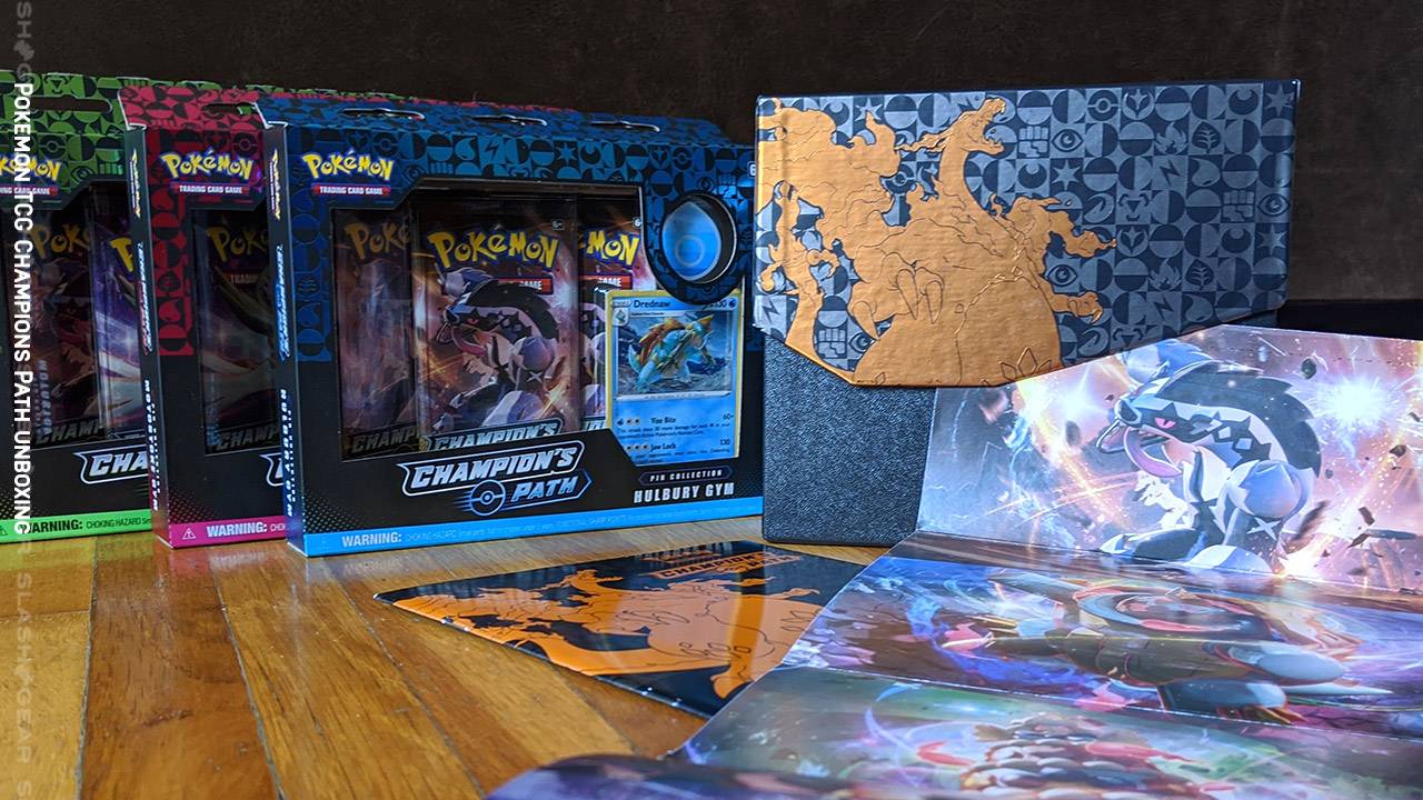 Pokemon Champions Path Elite Trainer box unboxing (and Pins too!)