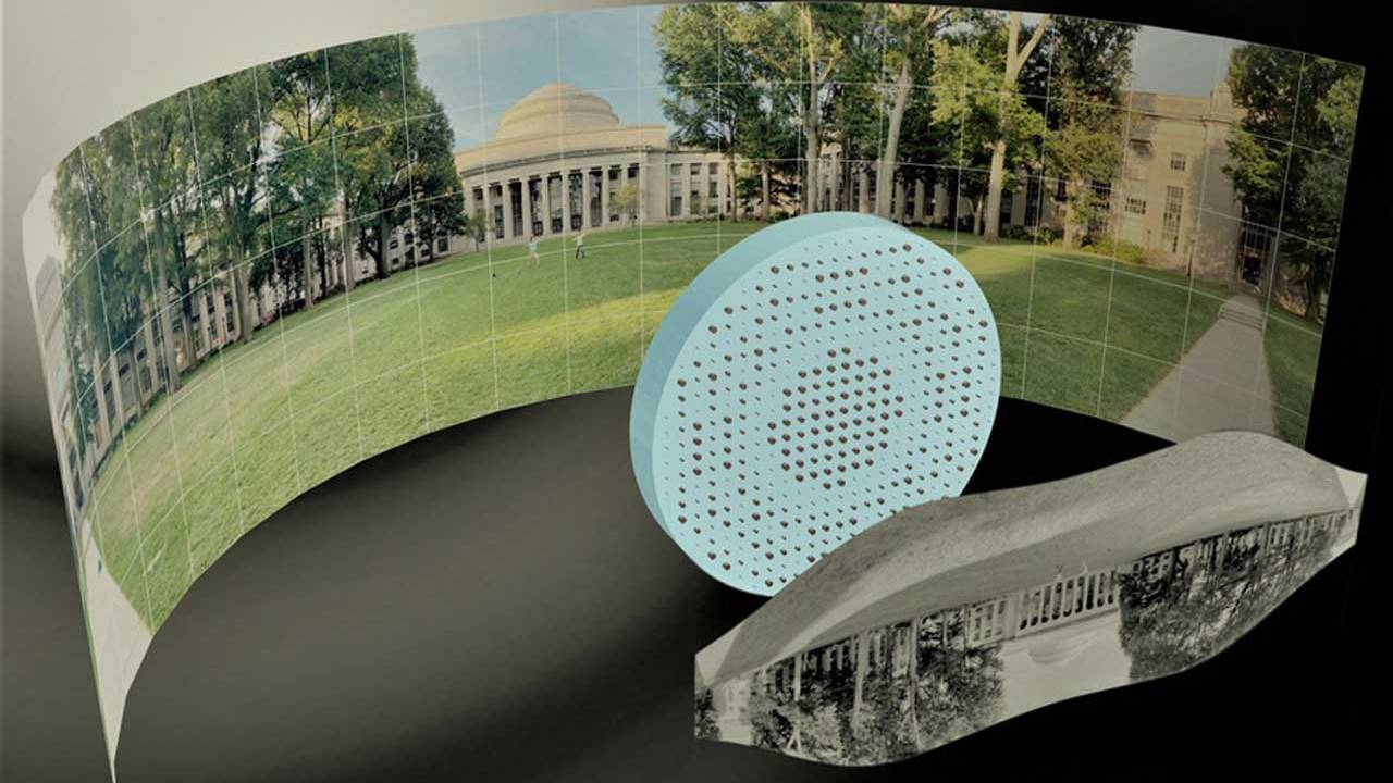 MIT engineers produce a completely flat fisheye lens