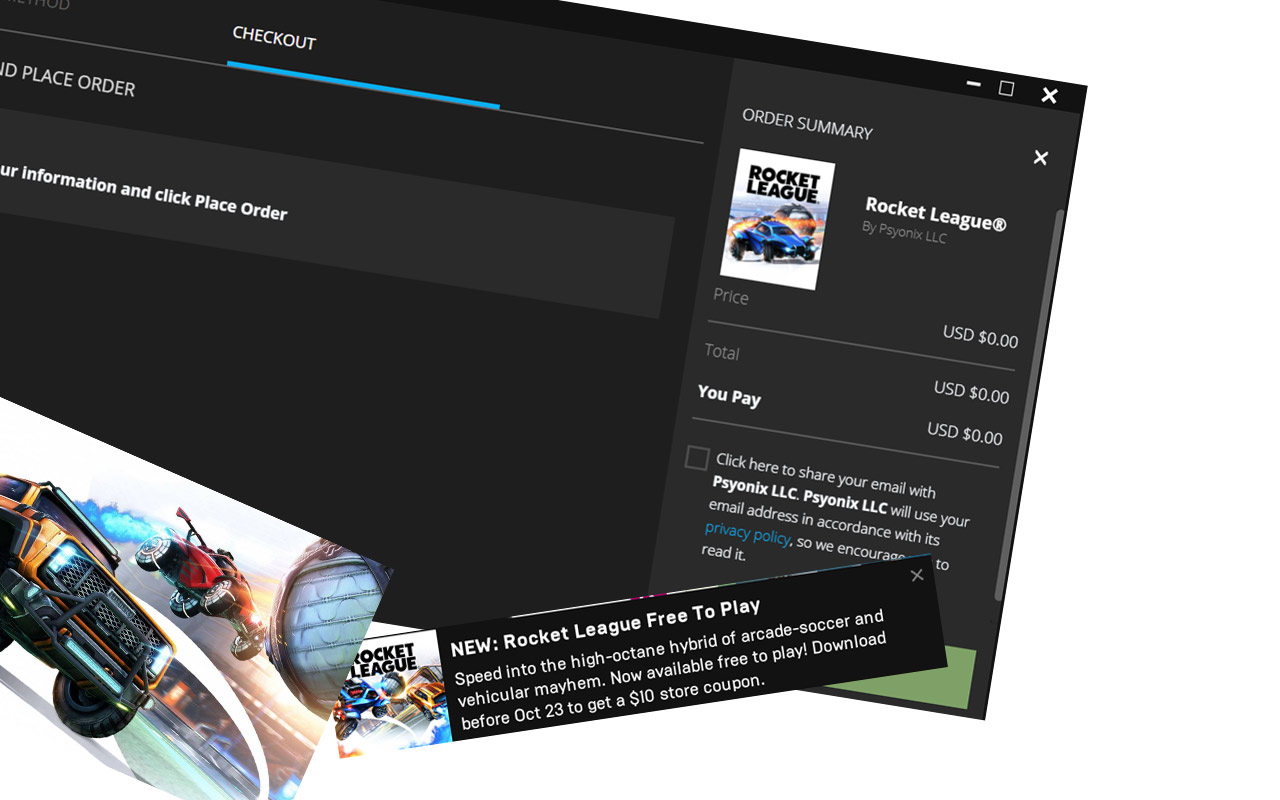 rocket league free