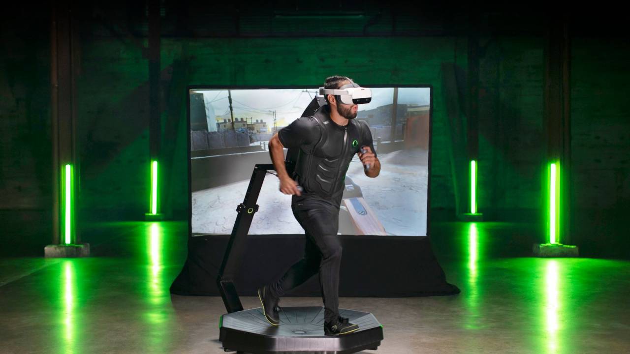 Virtuix Omni One is a 360-degree VR treadmill to bring the Holodeck home