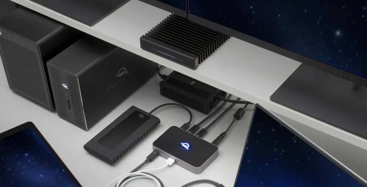 OWC’s new Thunderbolt 4 hub packs three ports and unique design