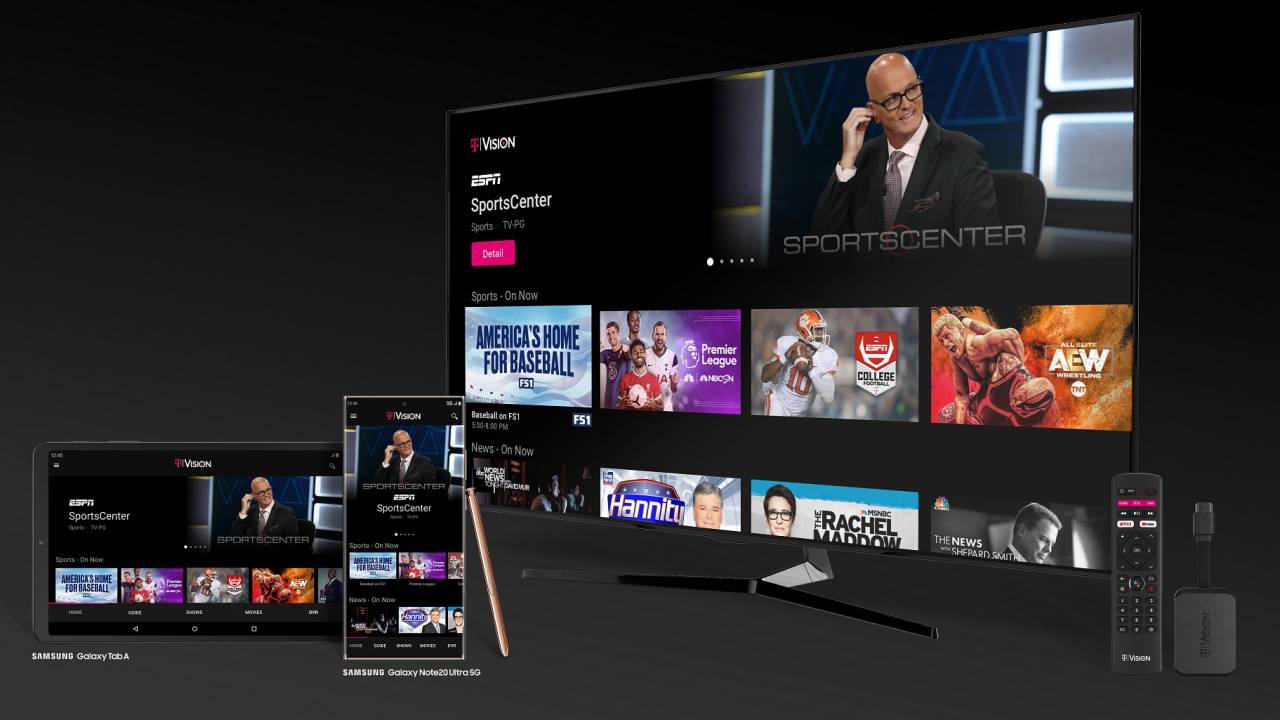 T-Mobile TVision gives cord-cutters another live streaming TV option