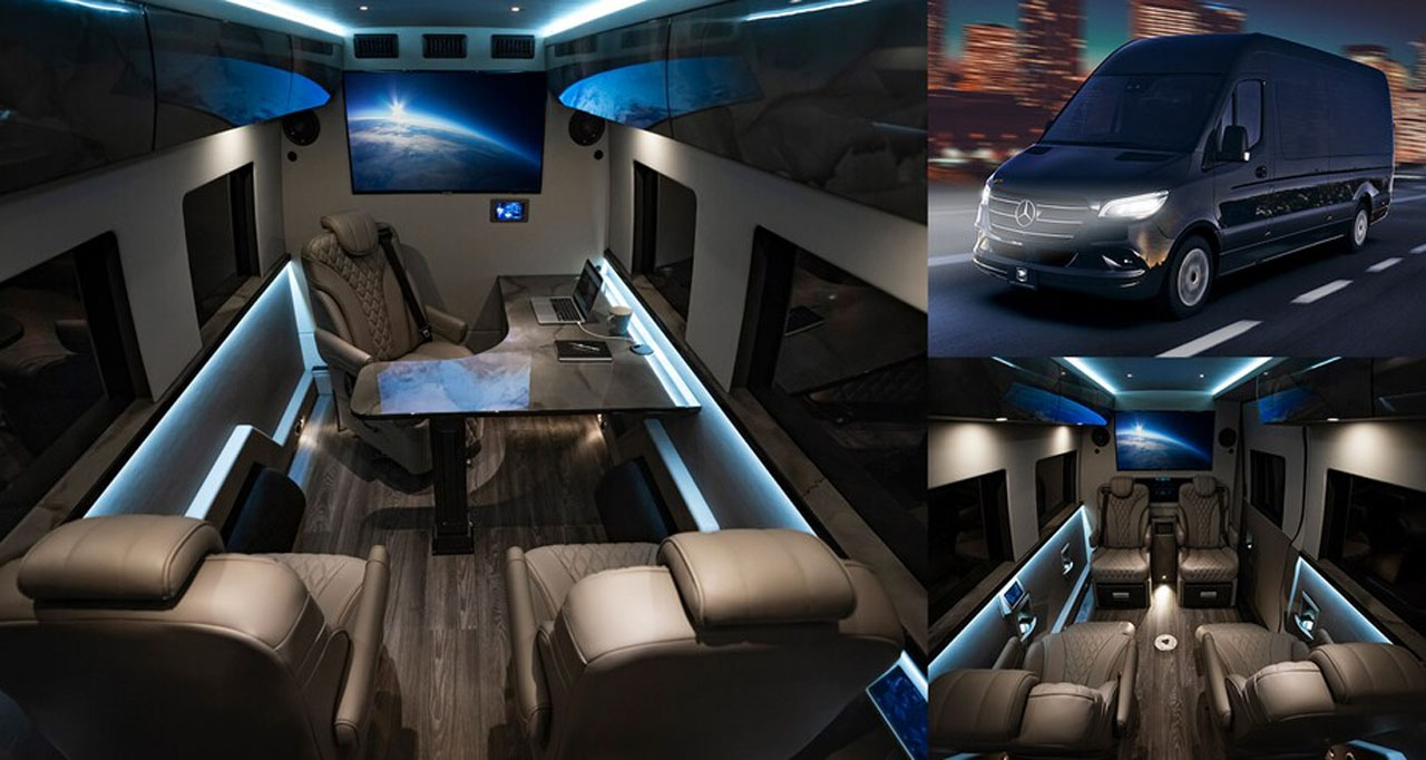 Inkas armored Mercedes Sprinter van keeps you safe and working